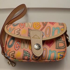 Dooney & Bourke "Doodle" Or "Crayon Graffiti" Wristlet
